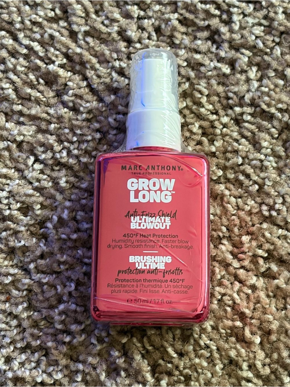 NEW Marc Anthony Grow Long Heat Protectant Spray Travel Size